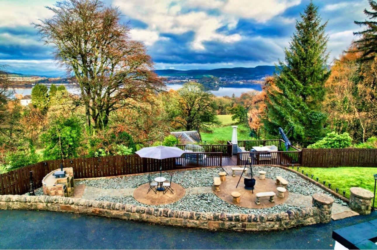Villa Gleddoch Coach House Langbank Exterior foto